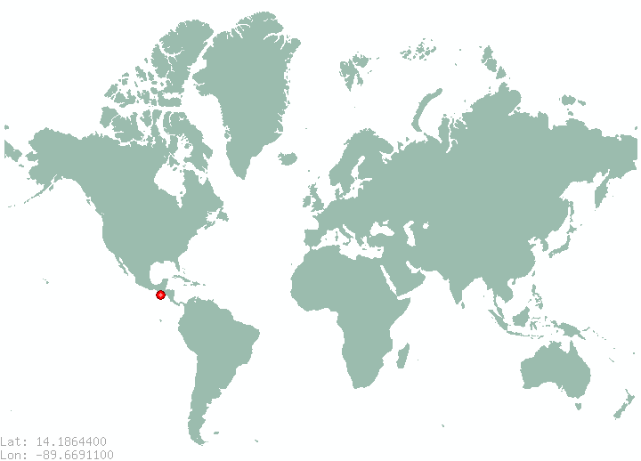 San Cristobal Frontera in world map