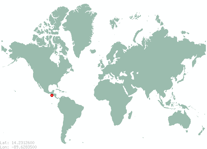 Honduritas in world map
