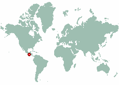 El Culatillo in world map