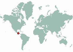 San Francisco La Palma in world map